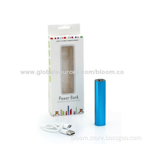 Aluminum Mobile Power Bank with LED Battery Indicator, Factory Price, Full CapacityNew